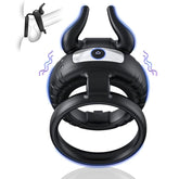 BDStyle OX Horn 10 Functions Vibrating Cock Ring - - Vibrating Cock Rings